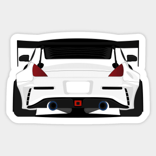 350Z WHITE Sticker